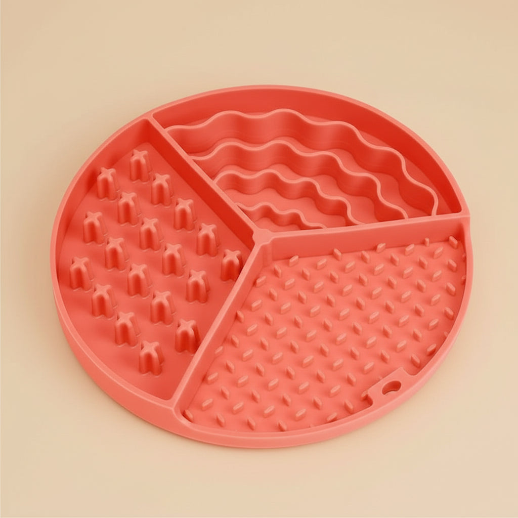 Dog Slow Feeder Bowl Silicone Lick Mat Toy