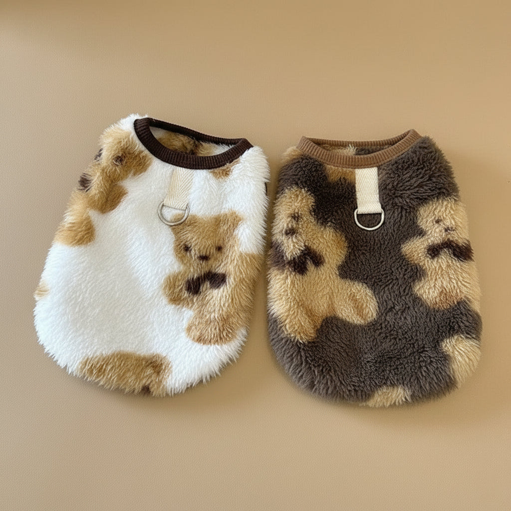 Fleece-Lined Winter Dog Sweater