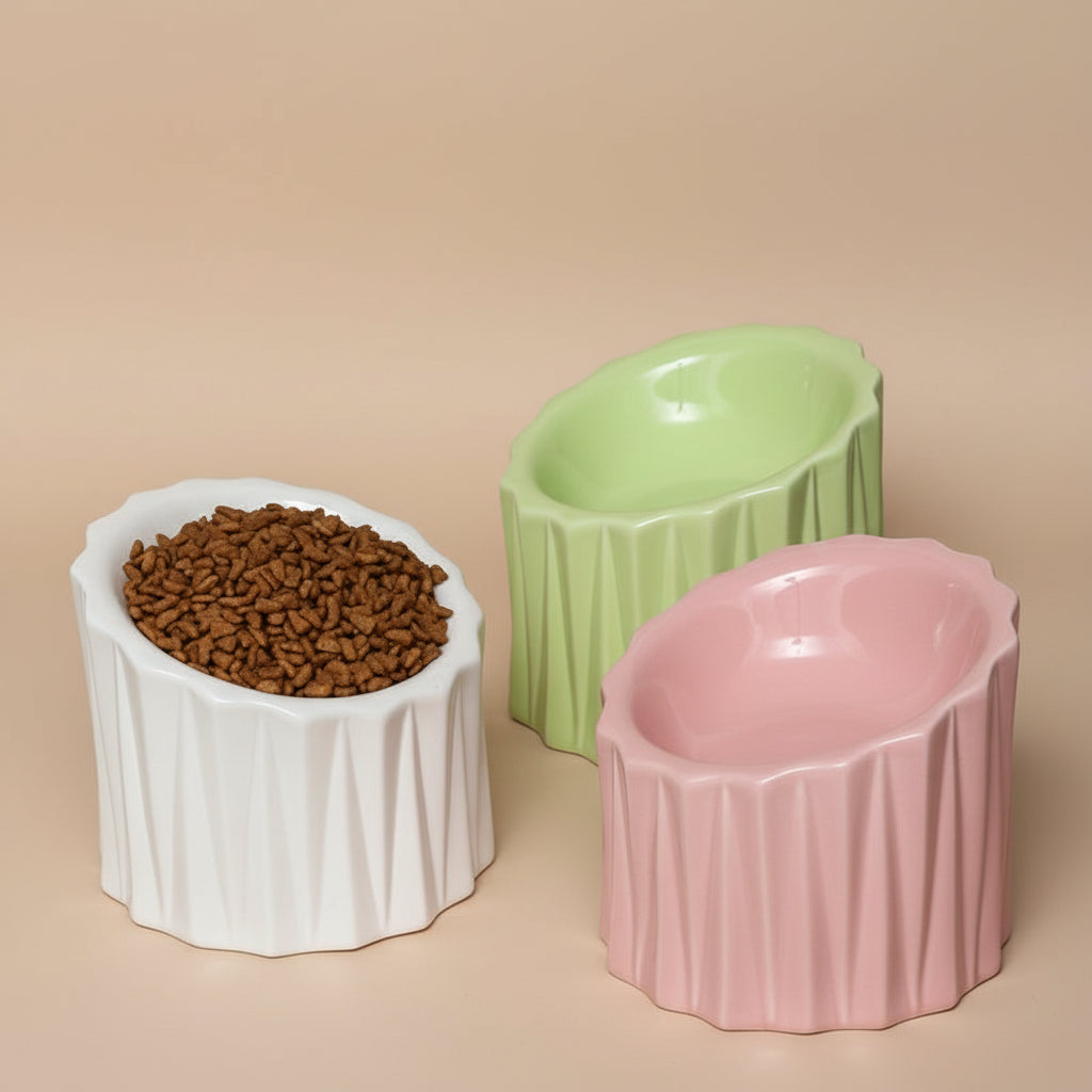 Ceramic bowl for pet neck guard