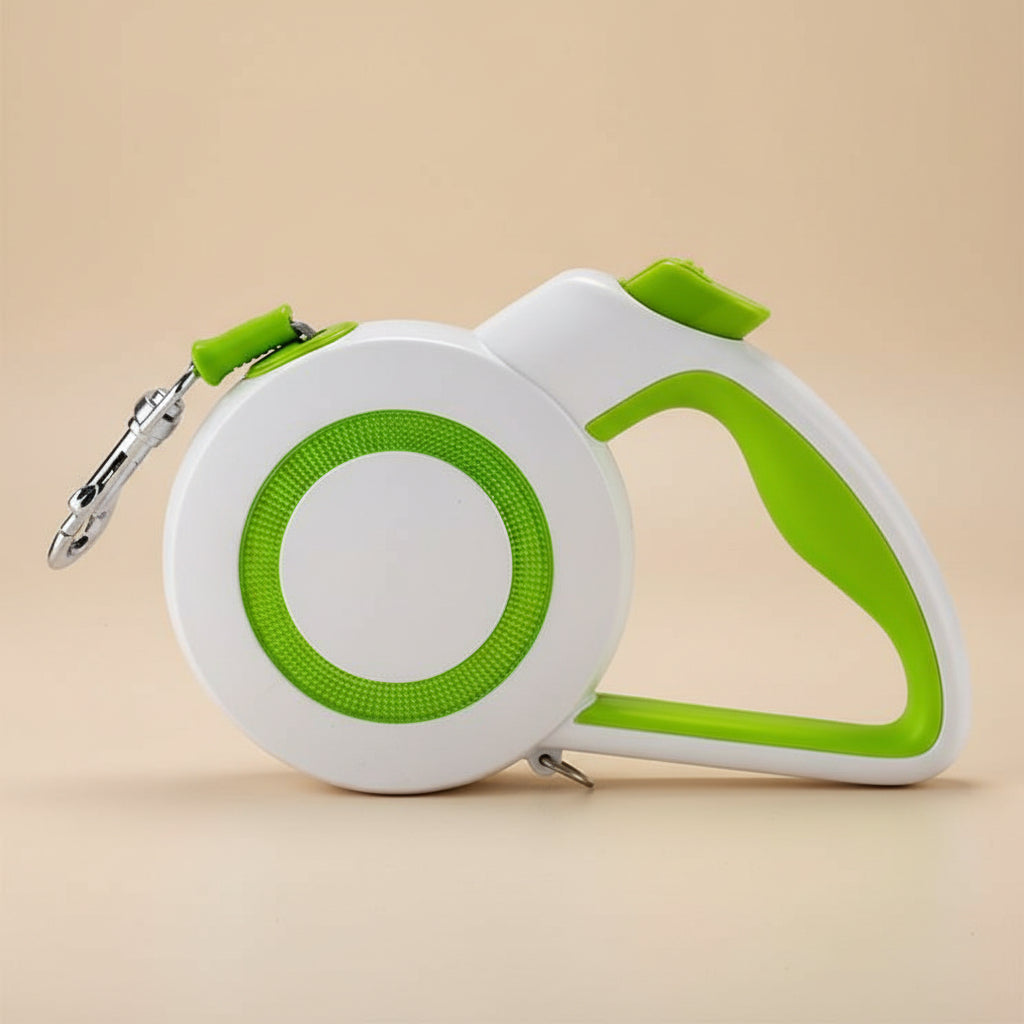 Retractable Comfort-Grip Leash — 5-Meter Auto-Lock