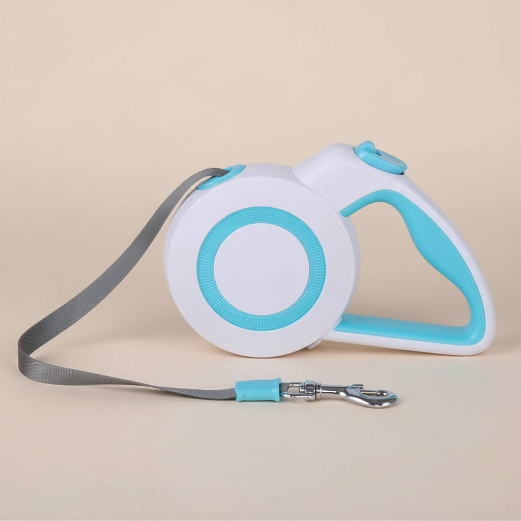 Retractable Comfort-Grip Leash — 5-Meter Auto-Lock