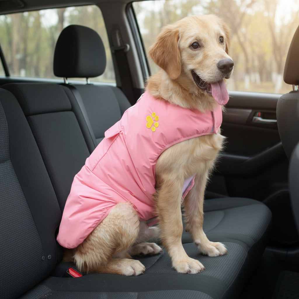 Waterproof Reversible Dog Coat – Winter Warm Over-Layer Jacket