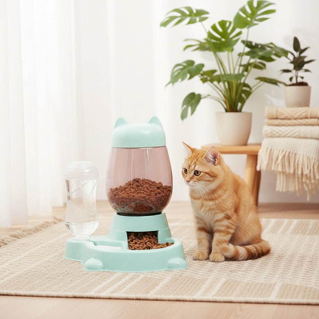 Automatic Drinking & Feeding Bowl | Pets