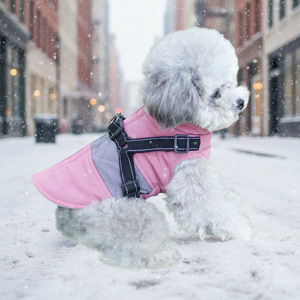 Reflective Fleece-Lined Winter Vest