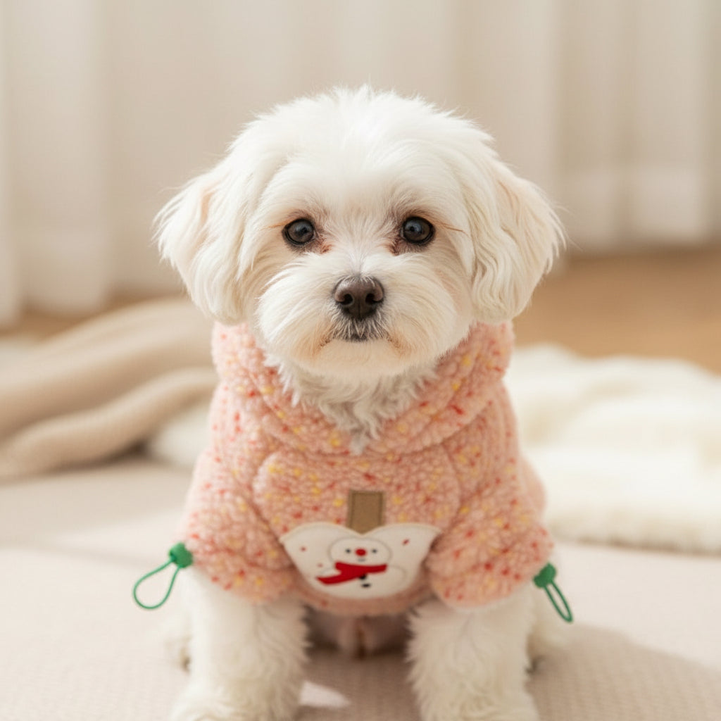 The Festive Sherpa Pet Hoodie