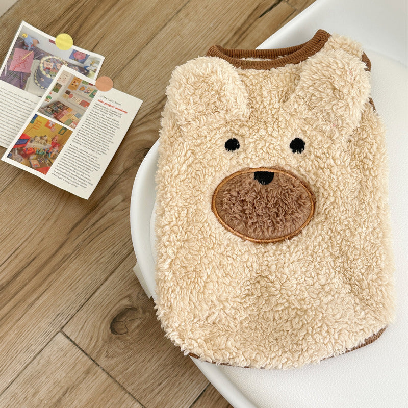 Fleece-Lined Bear Sweater