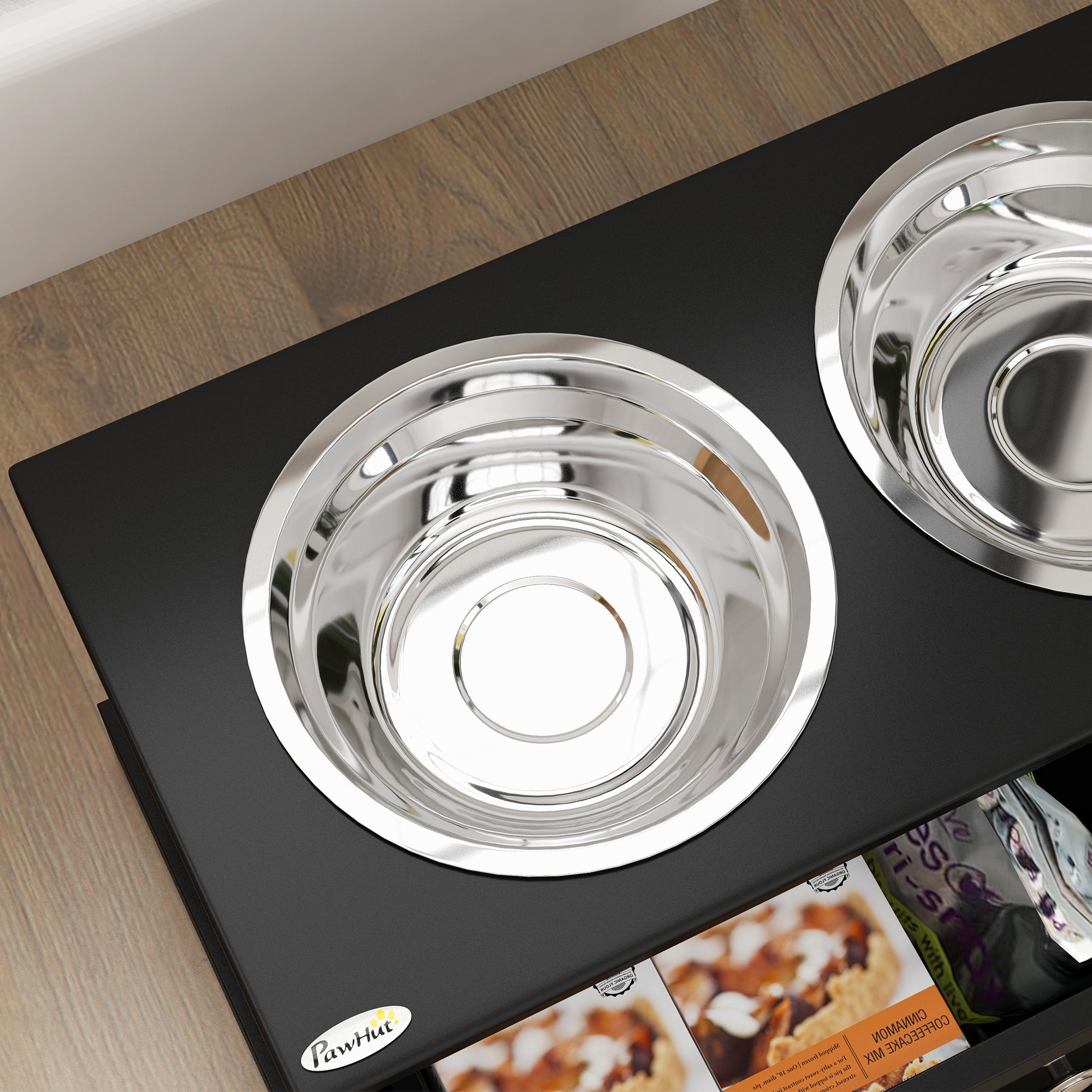 Elevated Dog Feeder with Storage Drawer — 11L Capacity