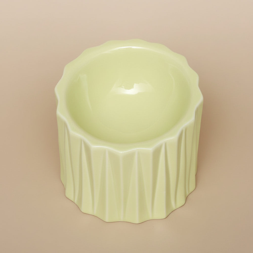 Ceramic bowl for pet neck guard