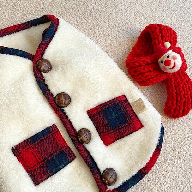 Holiday Checkered Sweater Vest