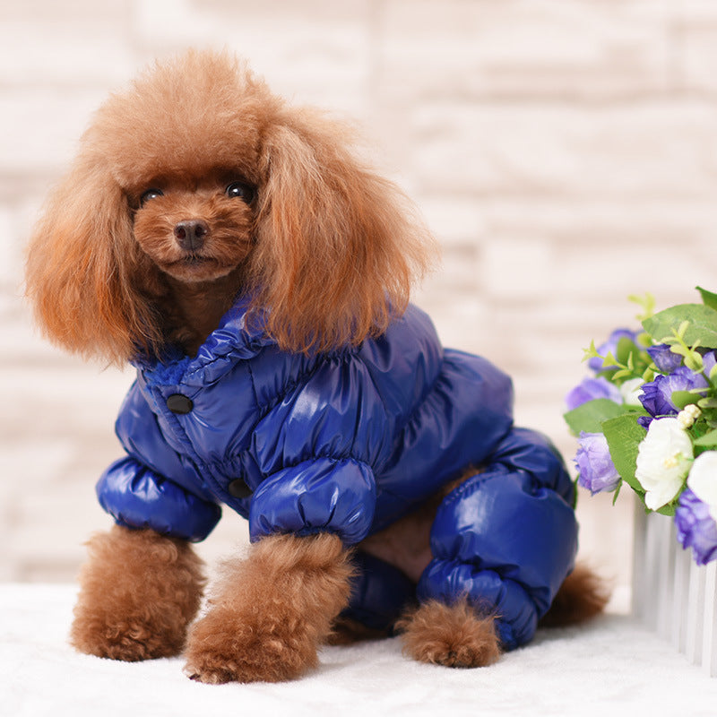 Winter Puffer Dog Jacket – Water-Resistant, Warm & Stylish