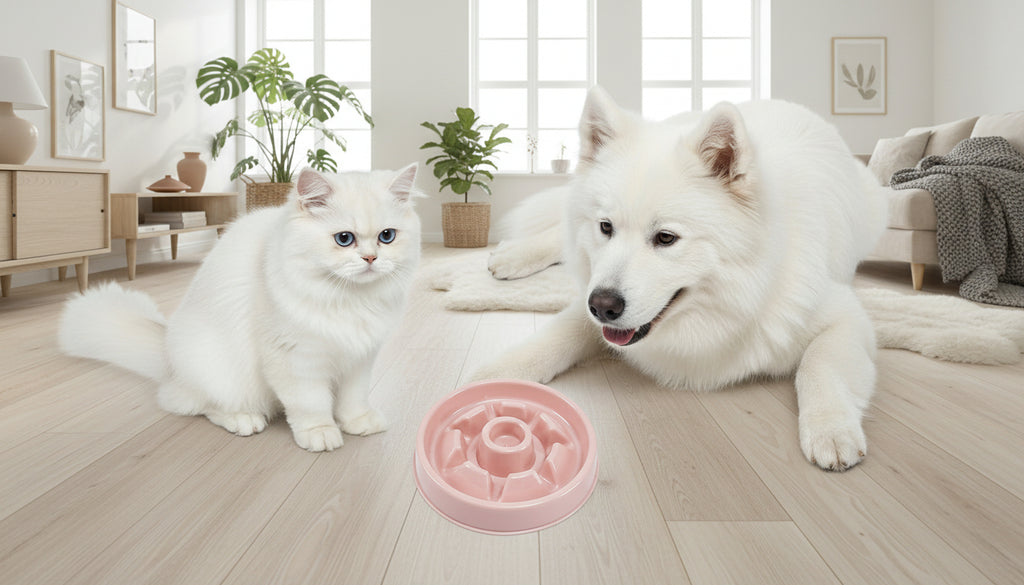 Macaron Slow-Feed Pet Bowl