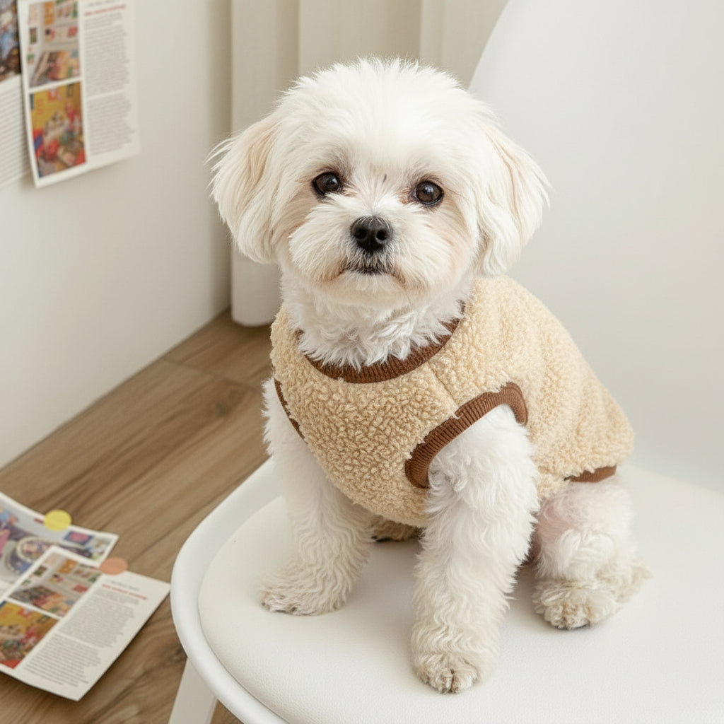 Fleece-Lined Bear Sweater