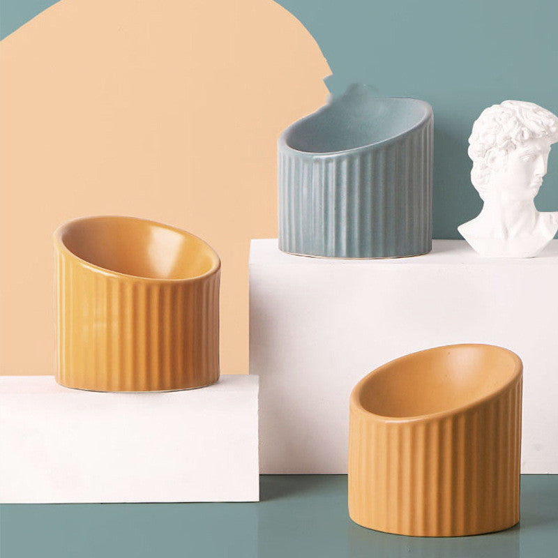 Roman Ceramic Pet Bowl