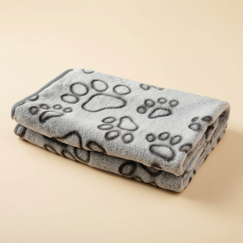 Soft Fleece Pet Blanket – Lightweight, Non-Slip & Washable