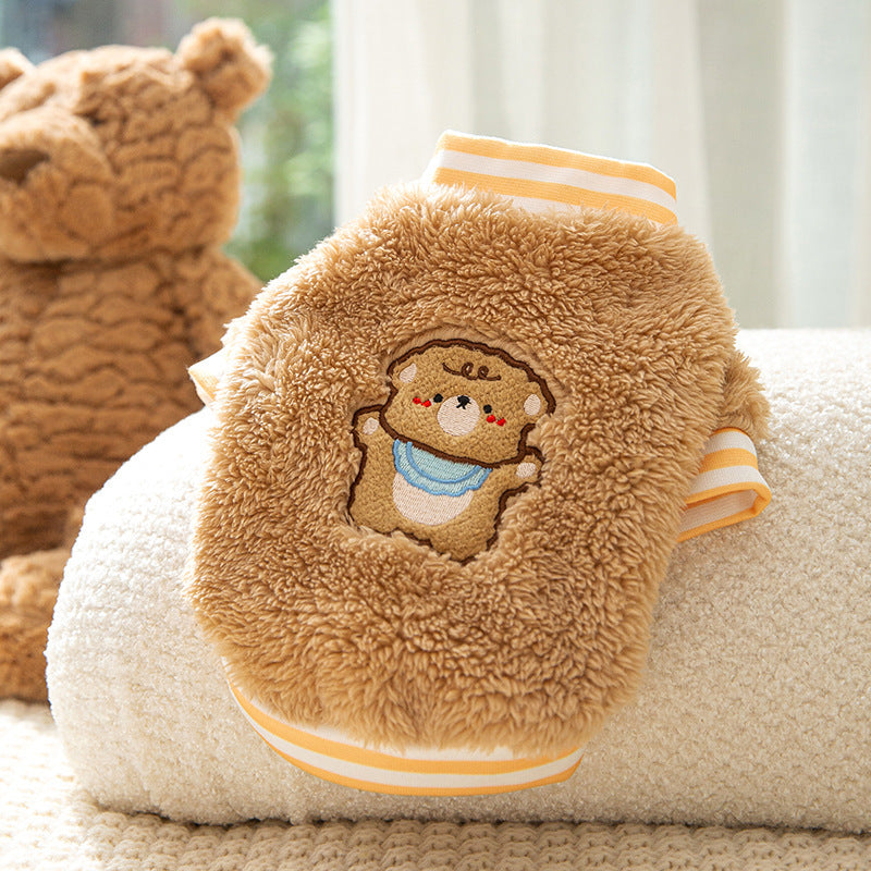 Soft Teddy Warm Sweater for Dogs and Cats — Everyday Comfort Fleece