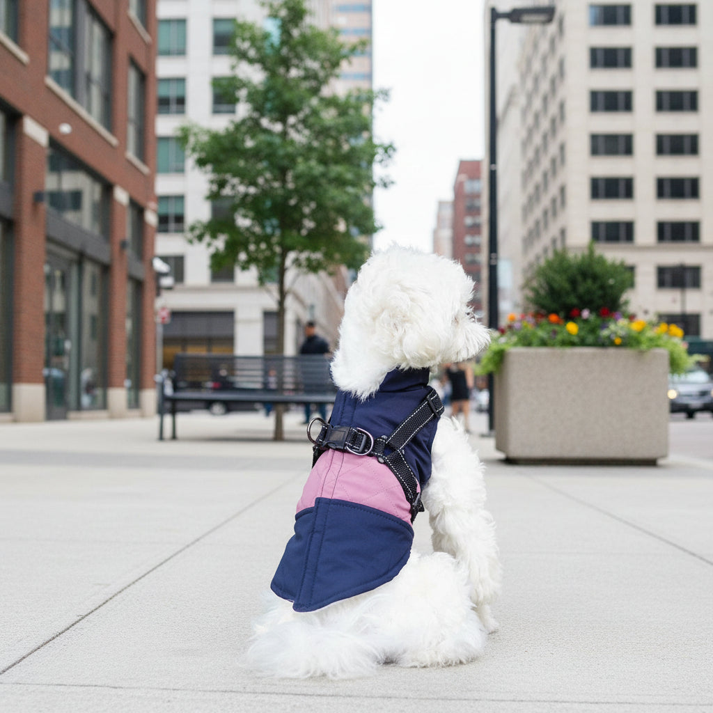Reflective Fleece-Lined Winter Vest