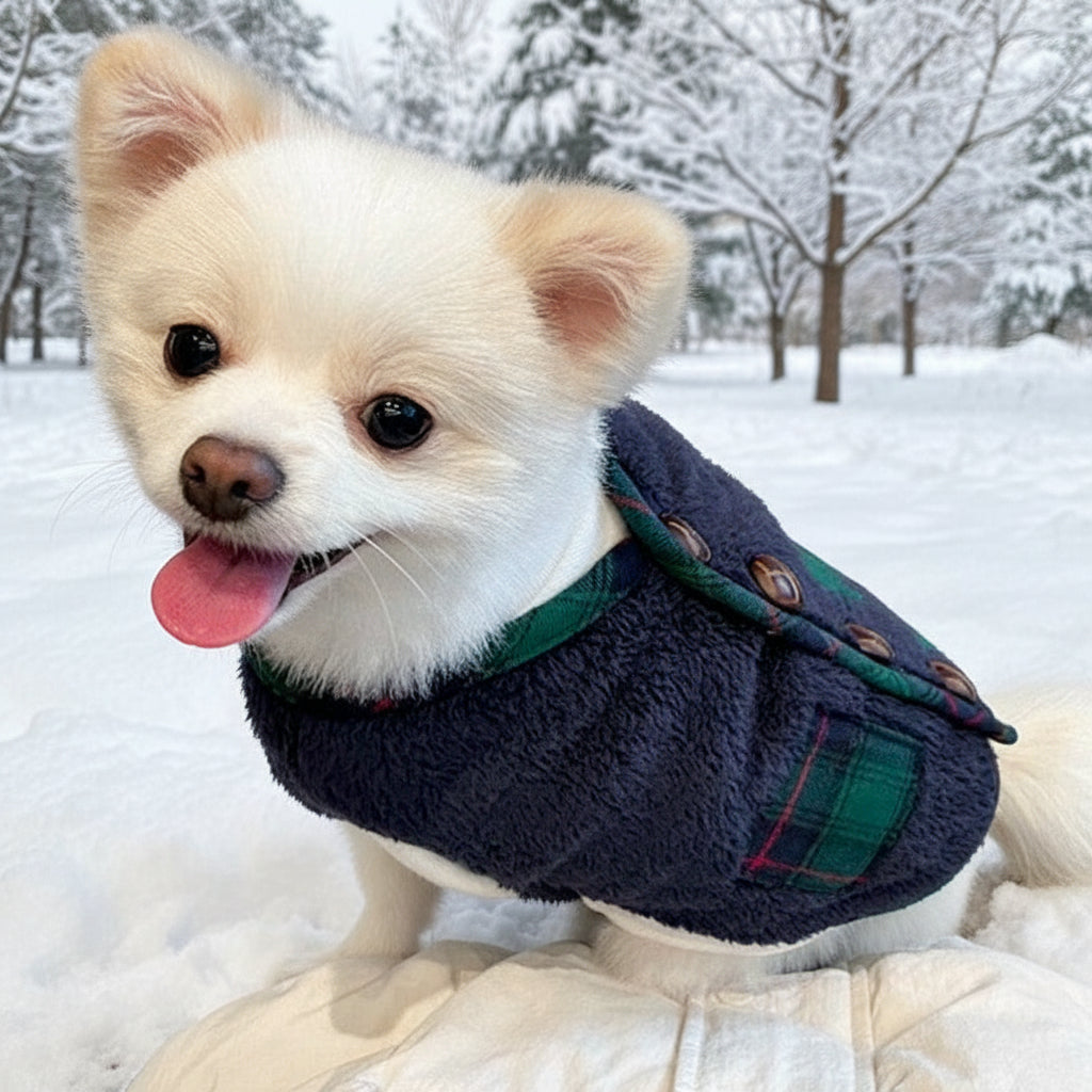 Holiday Checkered Sweater Vest