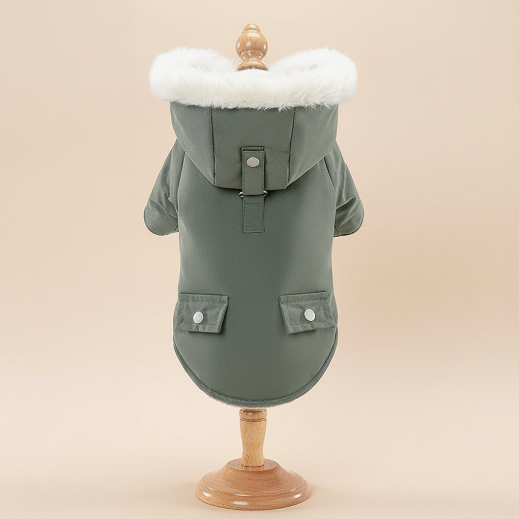 Warm Cotton Dog Coat – Thick Winter Jacket for Small & Medium Dogs