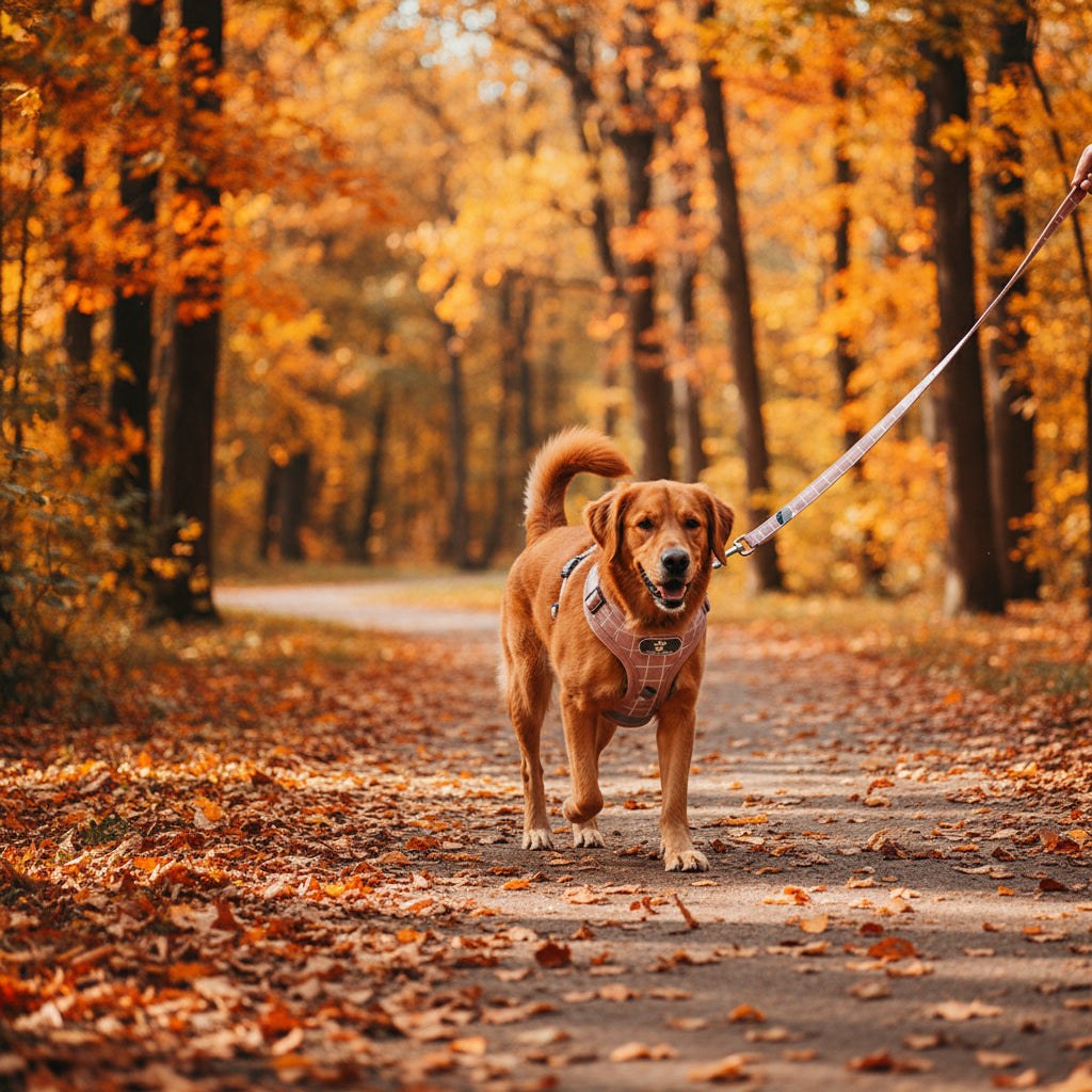 Breathable Mesh Harness & Leash Set — Reflective Comfort Fit
