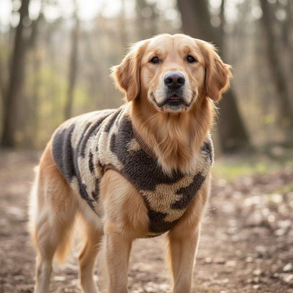 Fleece-Lined Winter Dog Sweater