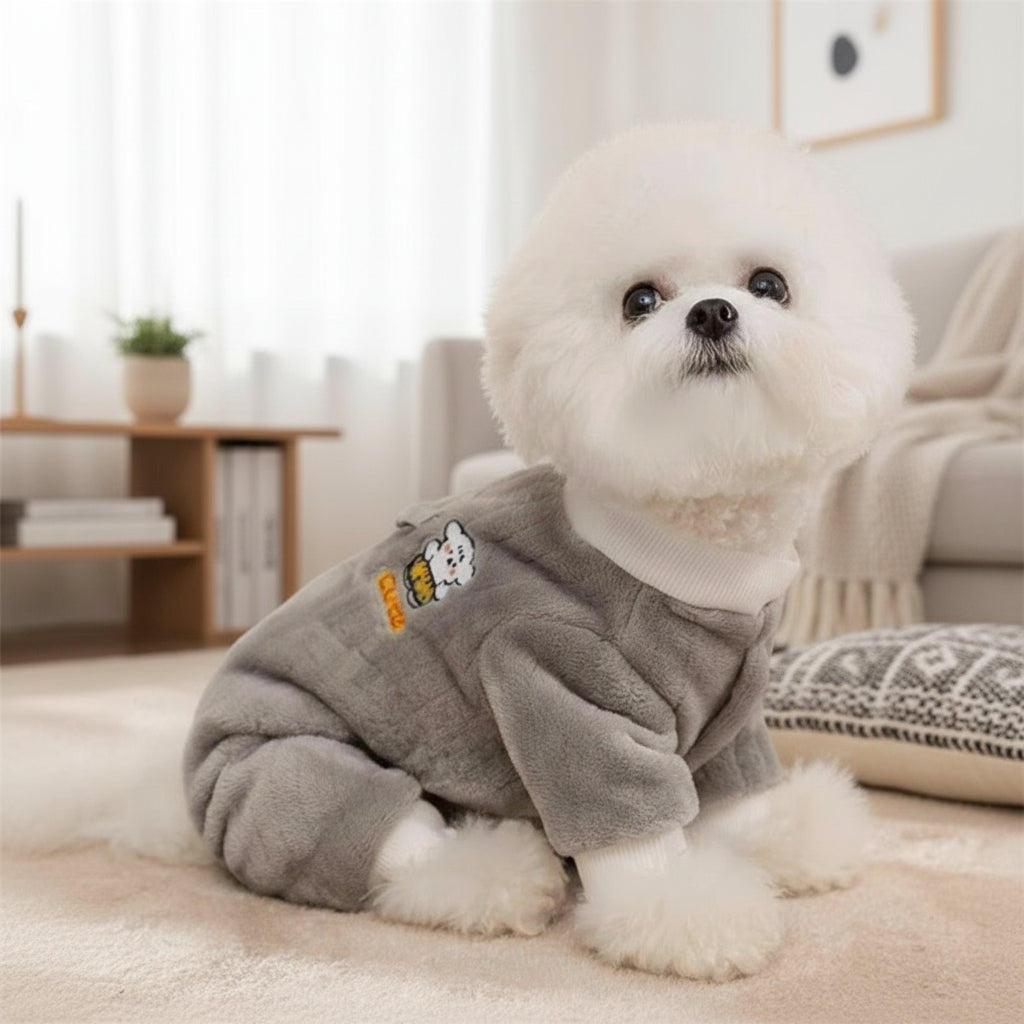 Bear Fleece Winter Jumpsuit