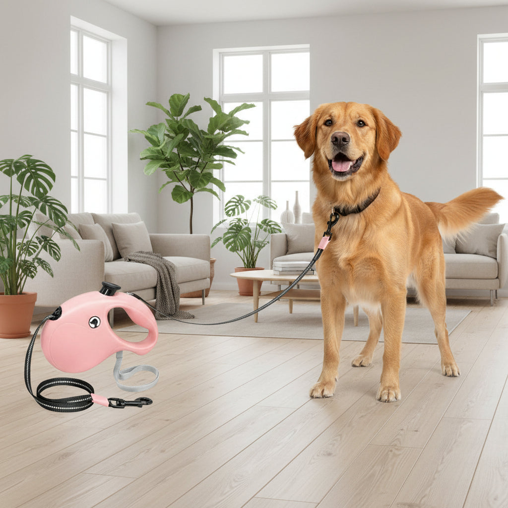 Ergo-Grip Retractable Leash – 5m Smooth Control