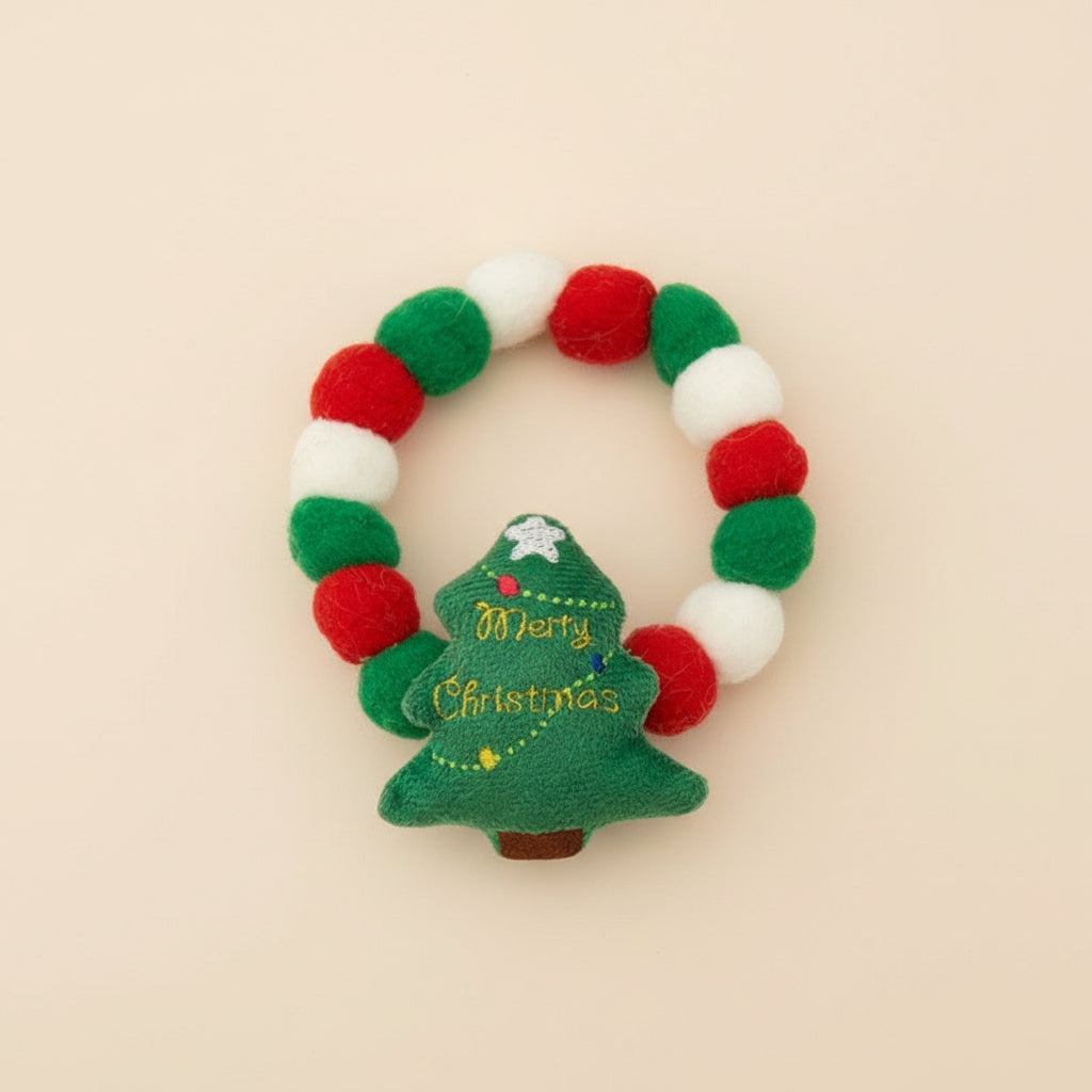 Festive Stretch Holiday Pet Collar