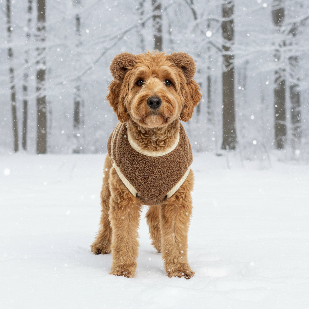Fleece-Lined Bear Sweater