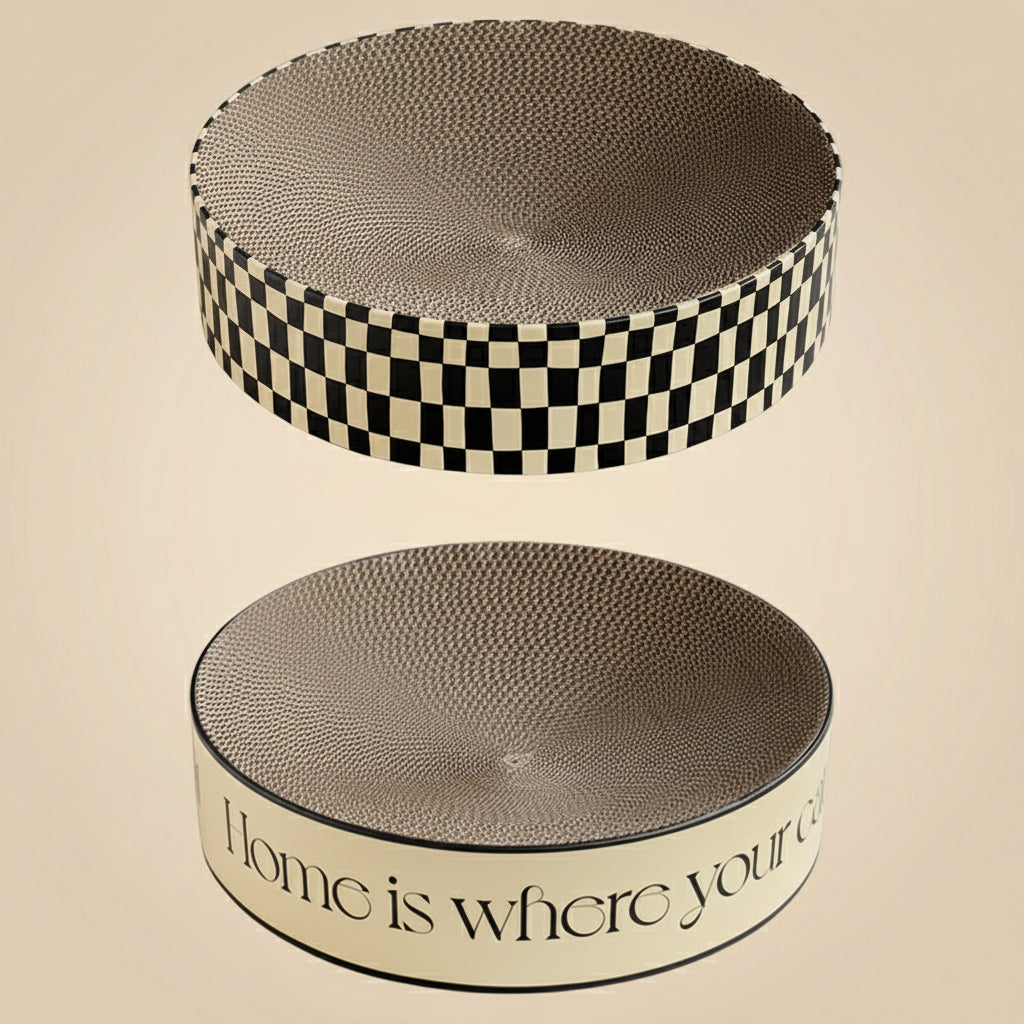 Round Corrugated Cat Scratch Lounge