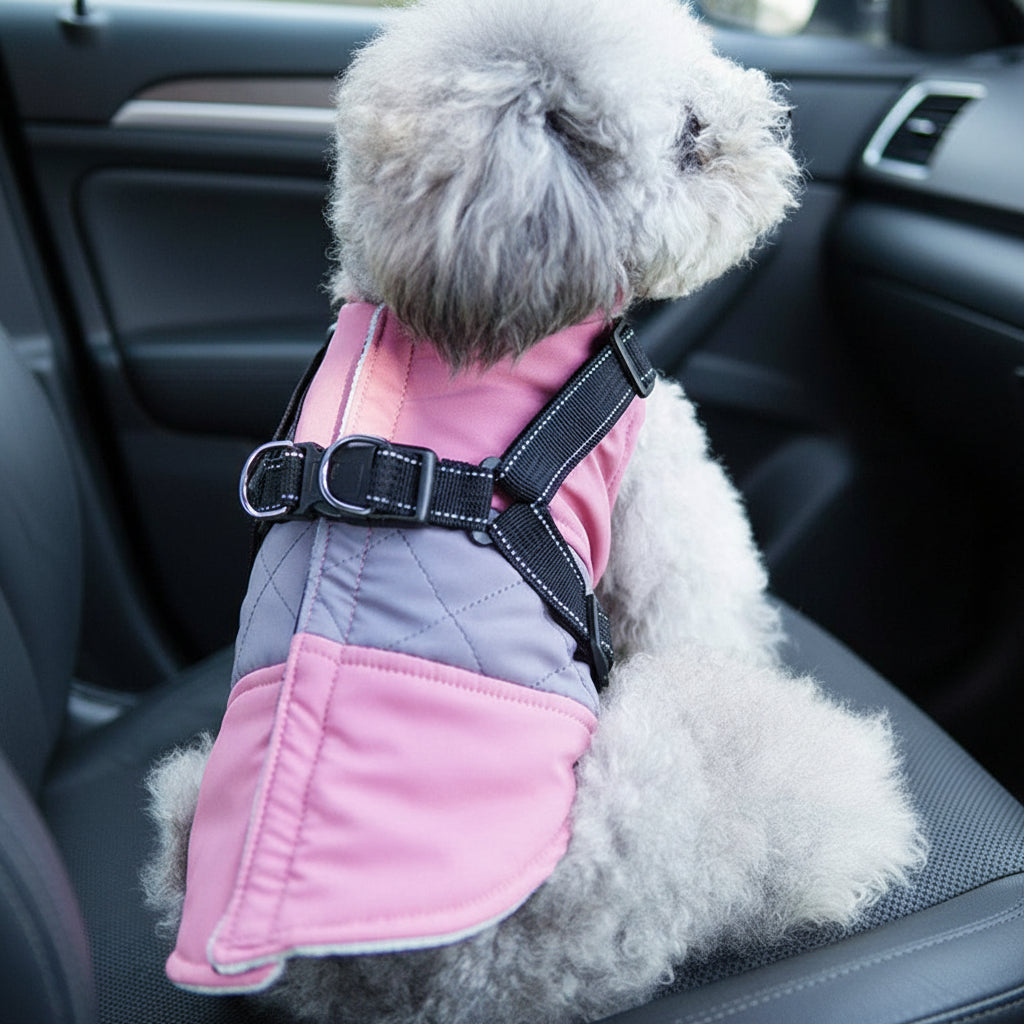 Reflective Fleece-Lined Winter Vest