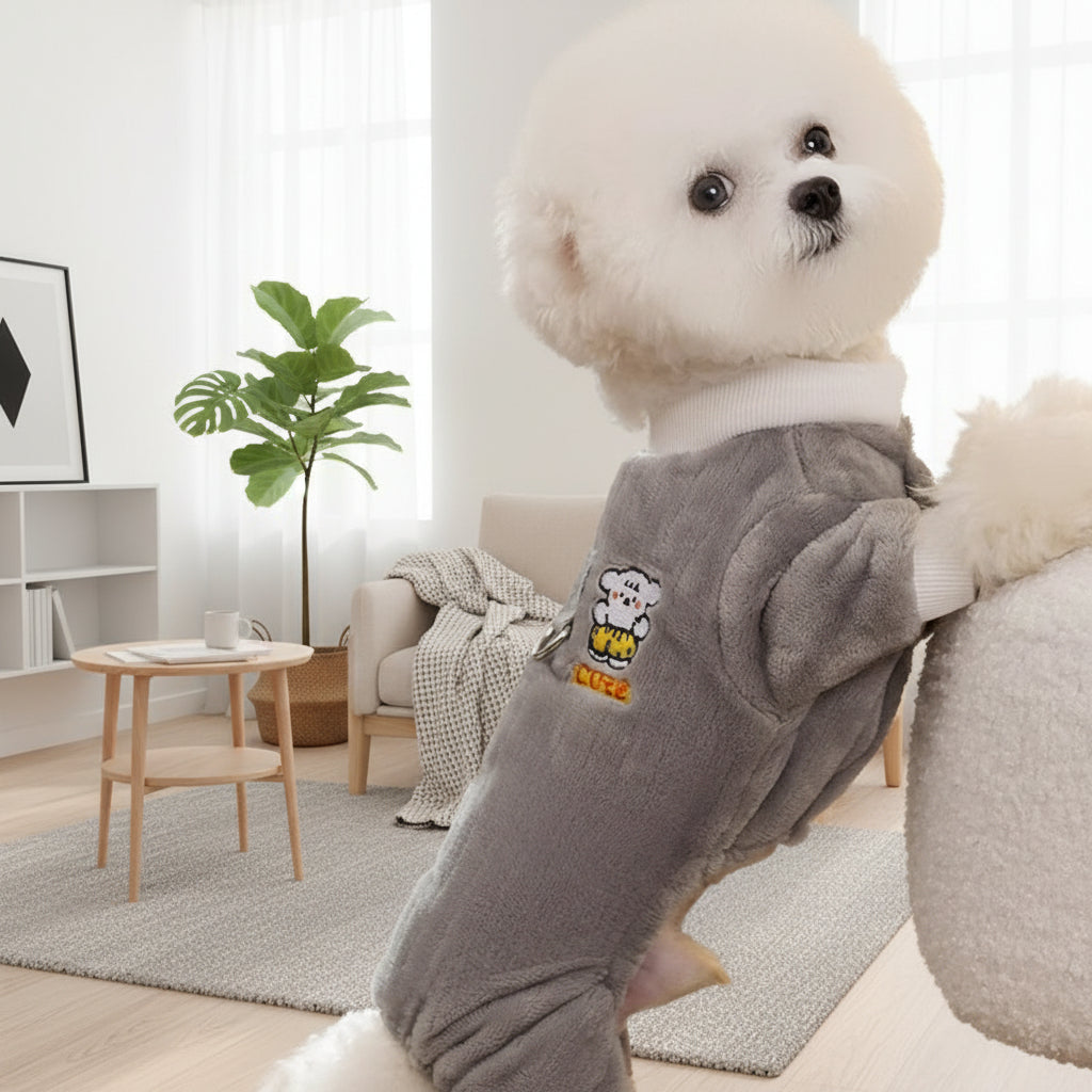 Bear Fleece Winter Jumpsuit