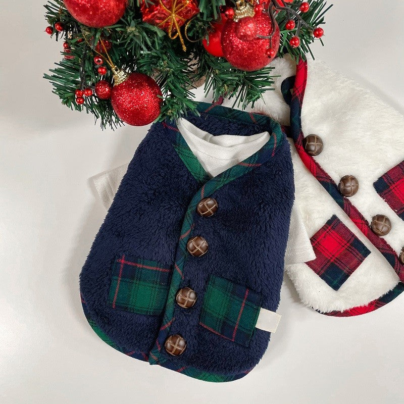 Holiday Checkered Sweater Vest