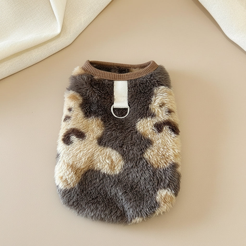 Fleece-Lined Winter Dog Sweater