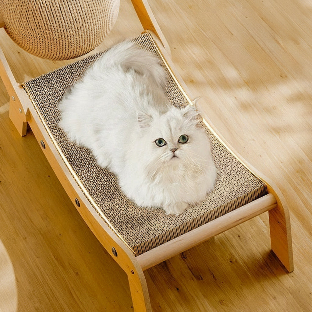 Recliner Cat Scratch Lounge & Play Chair