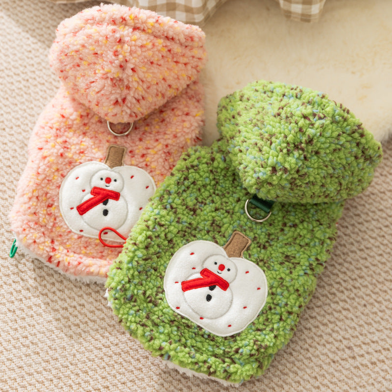 The Festive Sherpa Pet Hoodie