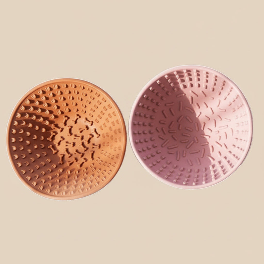 Dog Slow Feeder Bowl Silicone Lick Mat Toy