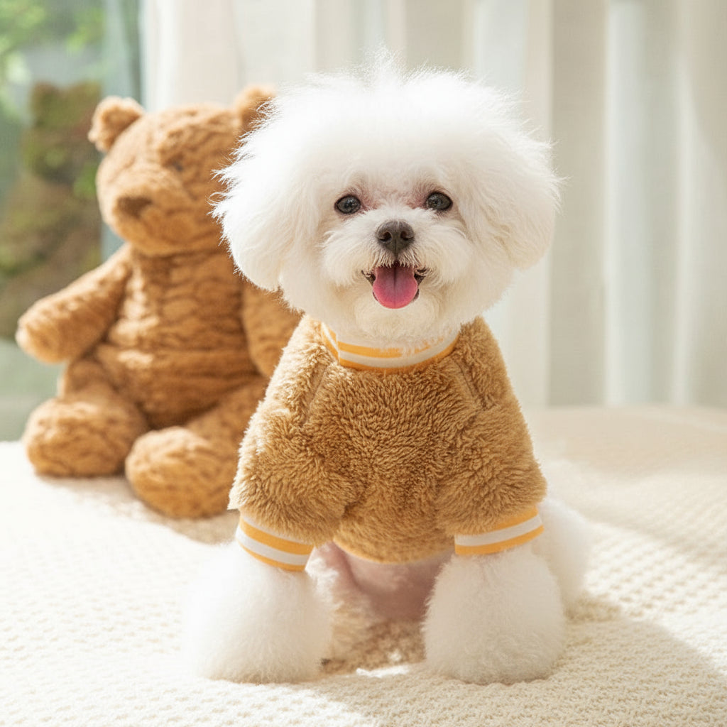 Soft Teddy Warm Sweater for Dogs and Cats — Everyday Comfort Fleece