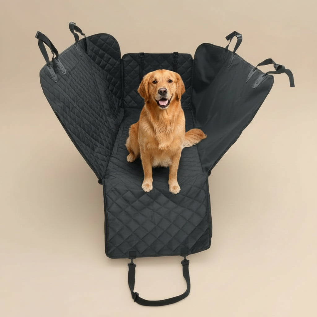 Dog Car Seat Cover Black 137x46x50 cm