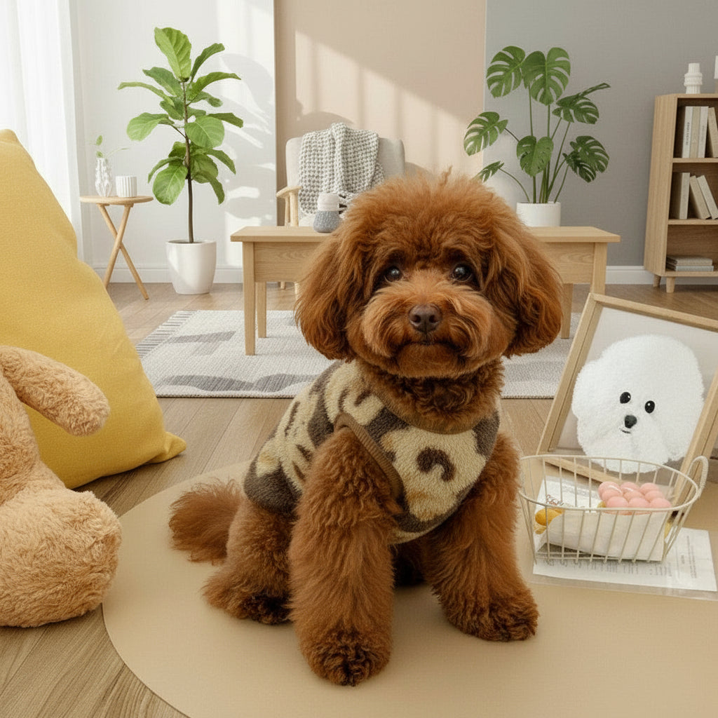 Fleece-Lined Winter Dog Sweater