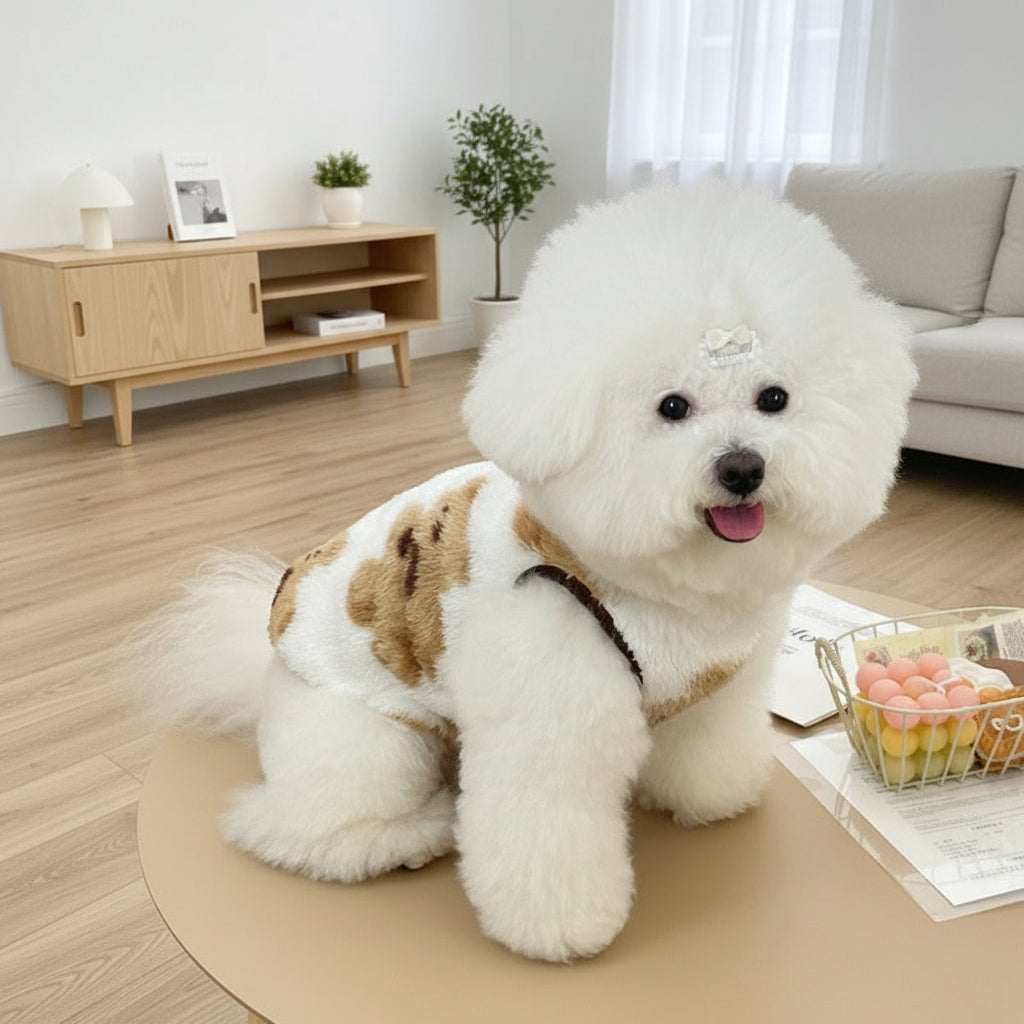 Fleece-Lined Winter Dog Sweater