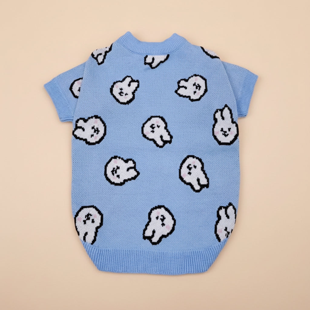 Warm Knitted Animal Sweater for Small Dogs